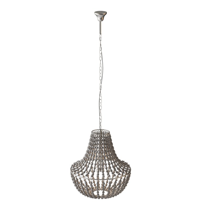 Wood Bead Chandelier - Image 10