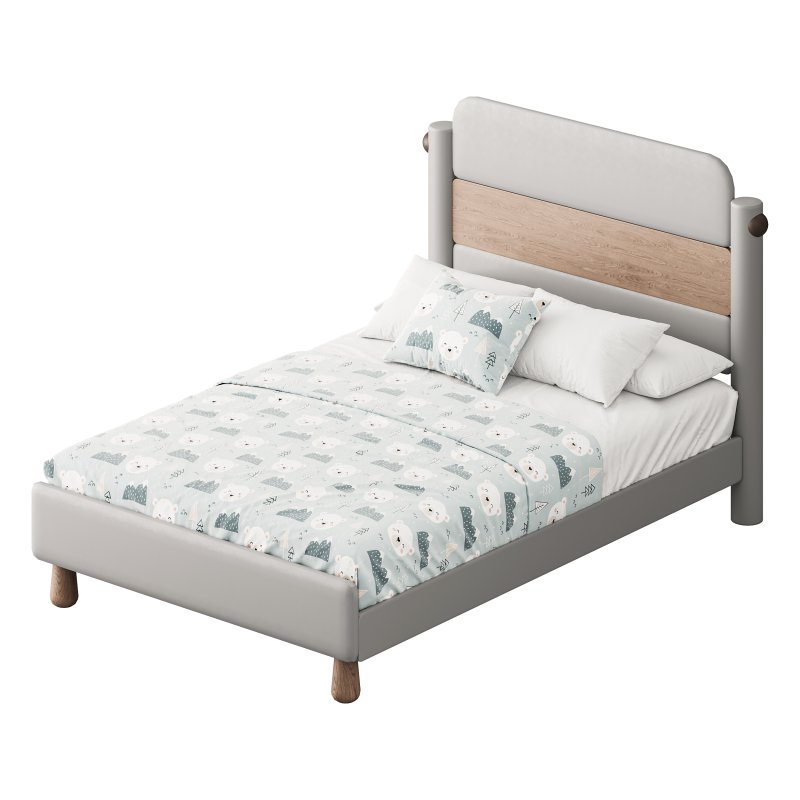 Desiree Childrens Bed White Natural - Image 7