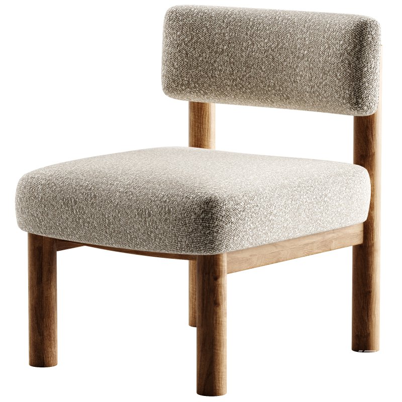 Teddy Accent Chair Column Legs - Image 3
