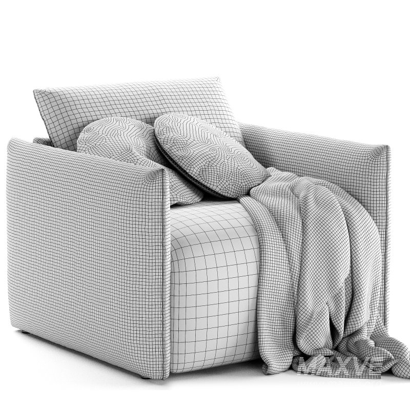 Montina Facto Blue Armchair Bed - Image 6