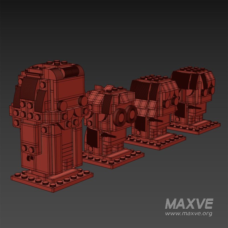 Lego Hagrid Garri Germiona Ron - Image 6