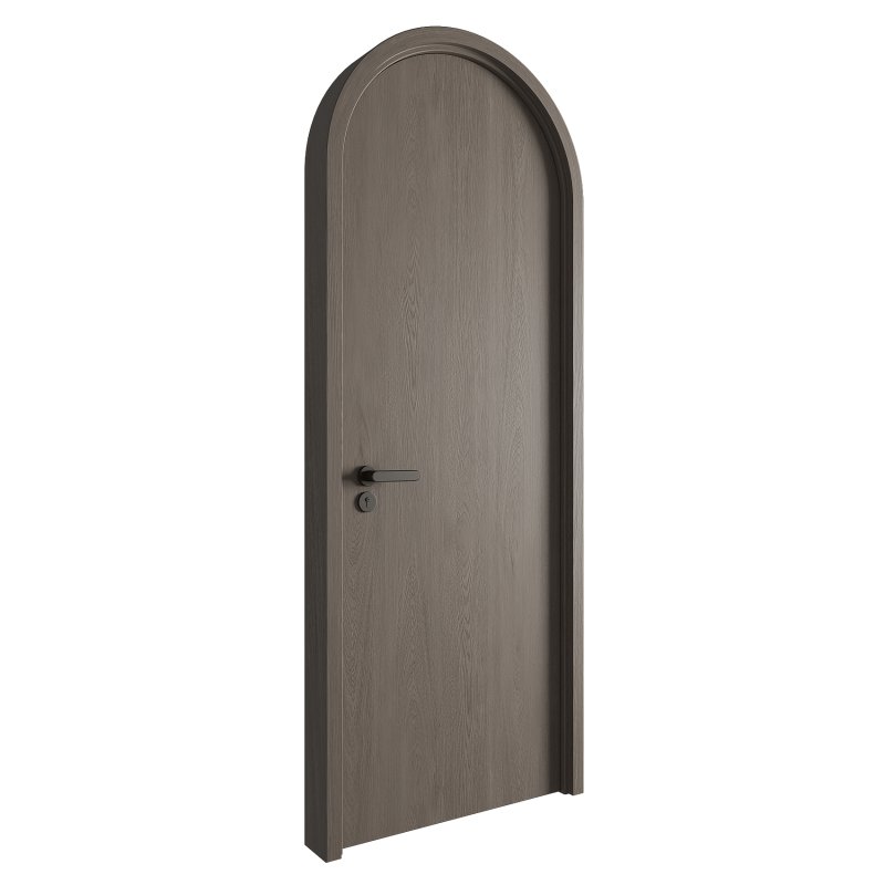 Modern Arched Wooden Door 04 - Image 3