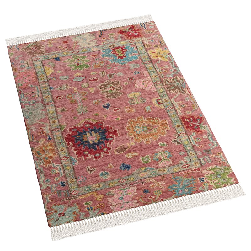 Wool Blend Tufted Tassel Rug - Image 5