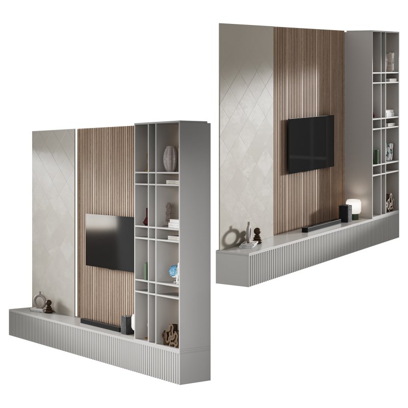 Modern TV Wall 028 - Image 9