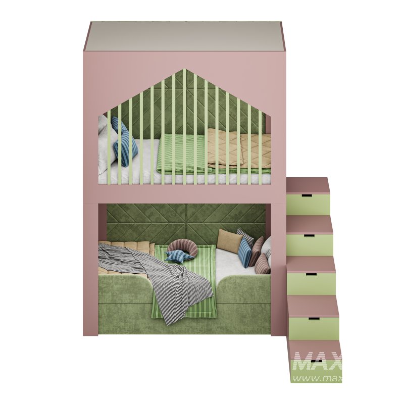 Childrens bunk bed 40 - Image 4