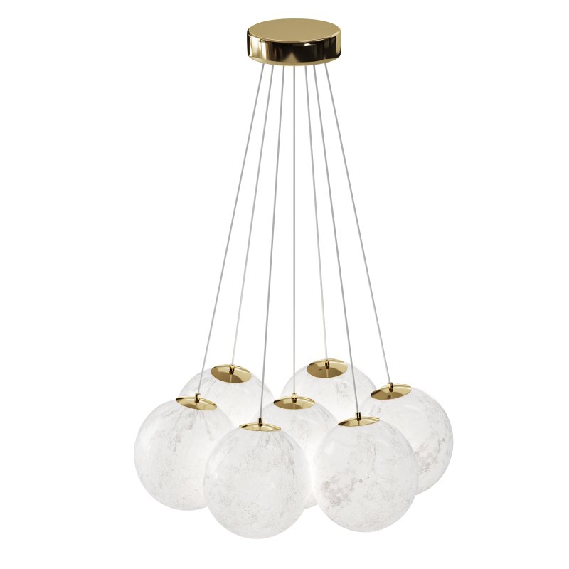 Glass Bubble Chandelier - Image 8