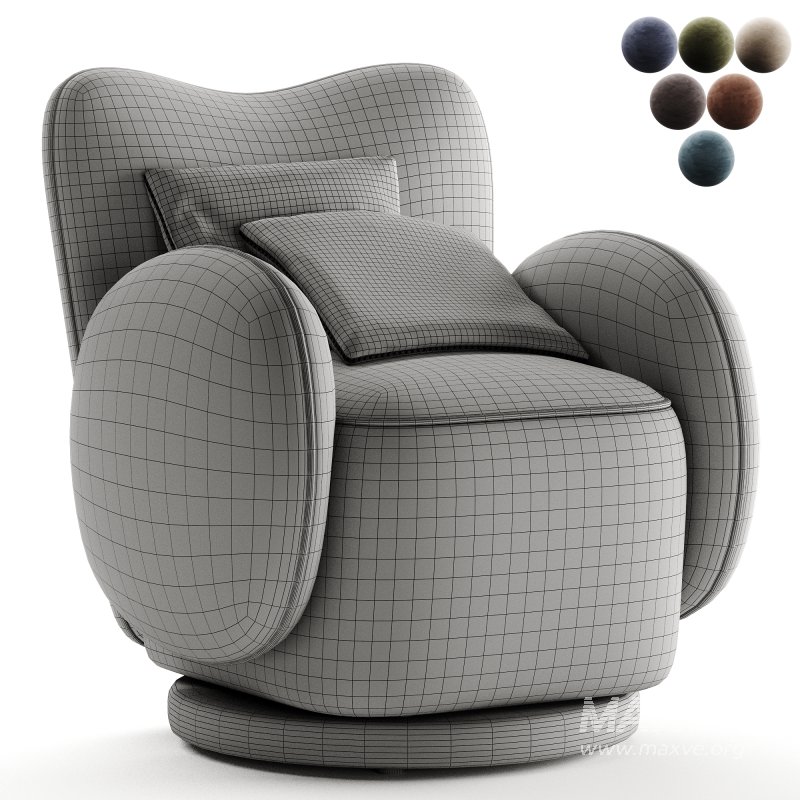 Libra Interiors Bingham Swivel Chair Dark Green Velvet - Image 7