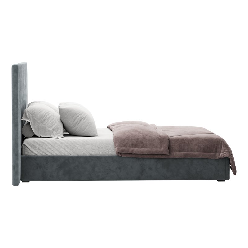 Charcoal Velvet BED - Image 7