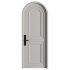 Modern Arched Wooden Door 12 - Thumbnail 2