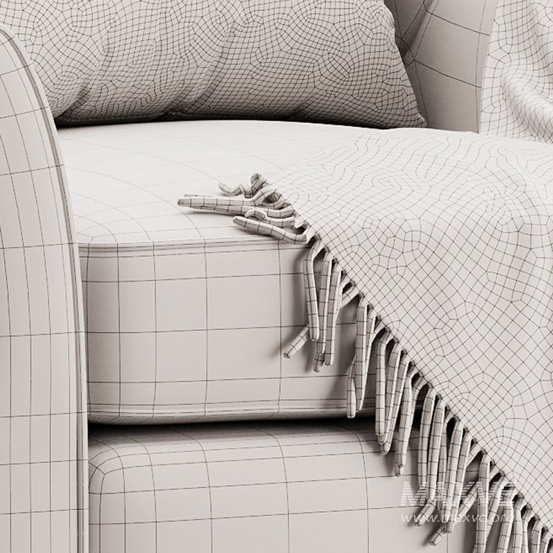 Ottoman Biscuit Armchair - Image 15