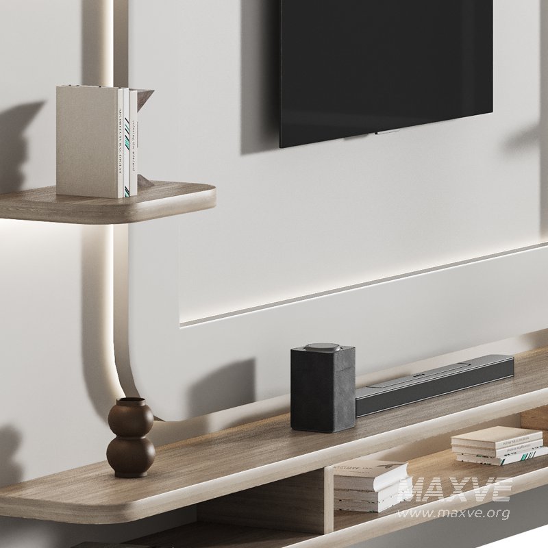 Modern TV Wall 024 - Image 9