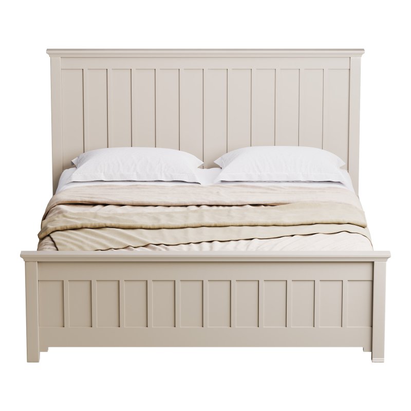 Solid Color Wood Bed - Image 3