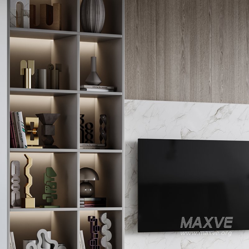 Modern TV Wall 039 - Image 9