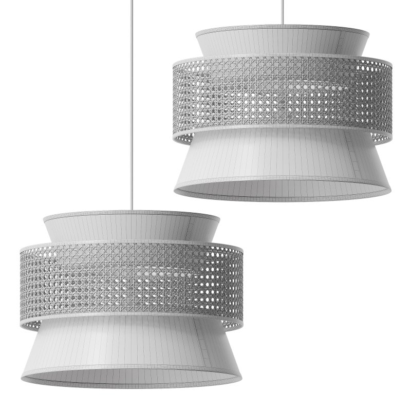 Modern Rattan Pendant Light - Image 5