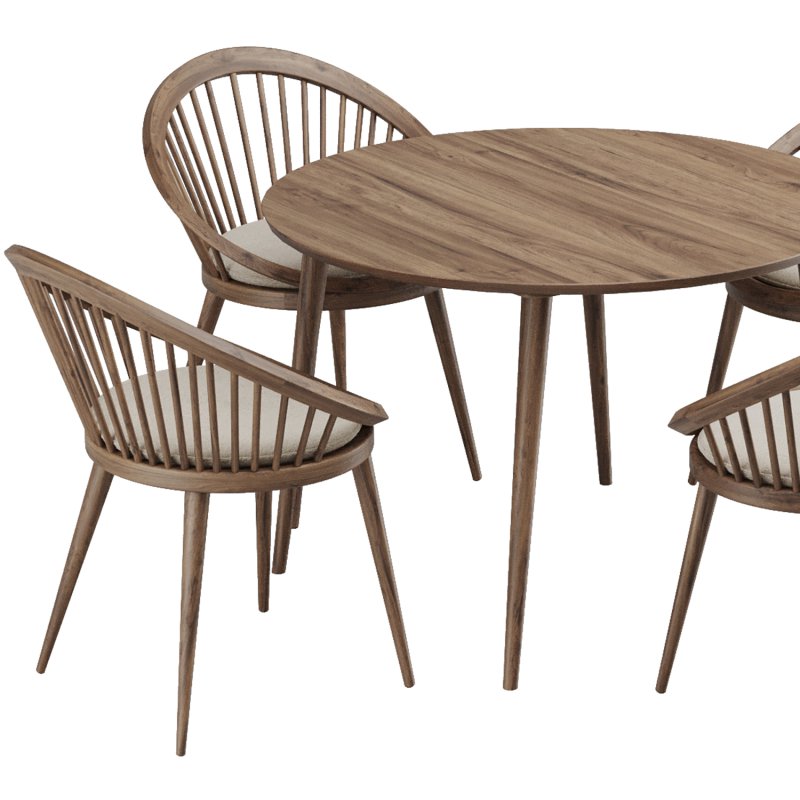 Dinning chair and table257 - Image 5