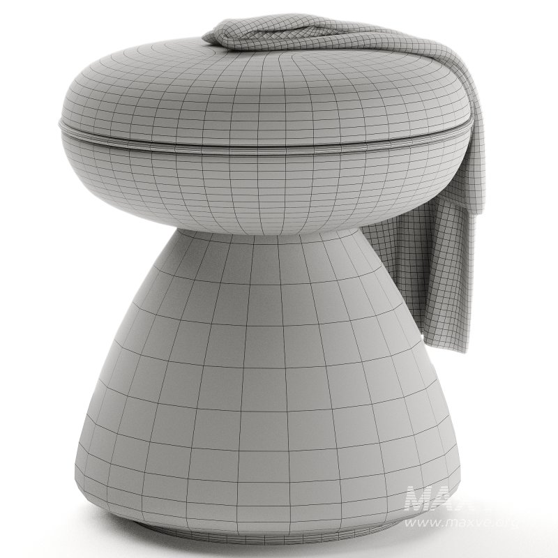 Liang Eimil Cusco Footstool Bennet Taupe Chenille - Image 6