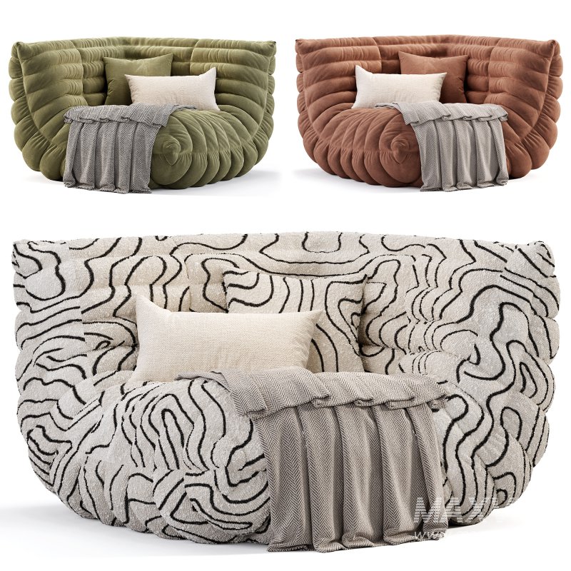 Togo Loveseat By Ligne Roset - Image 1