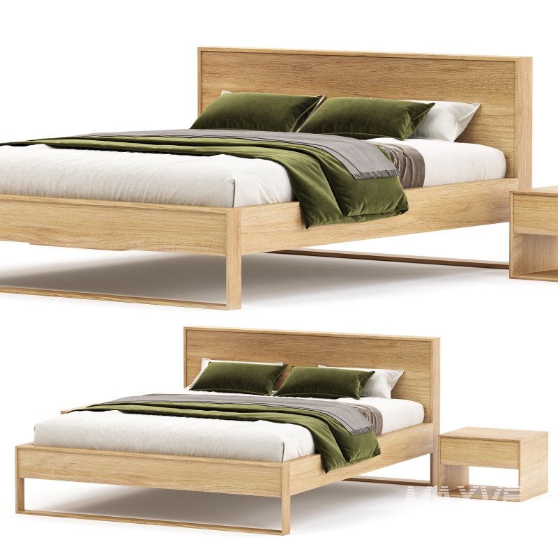HOYNE OAK BED KING - Image 5