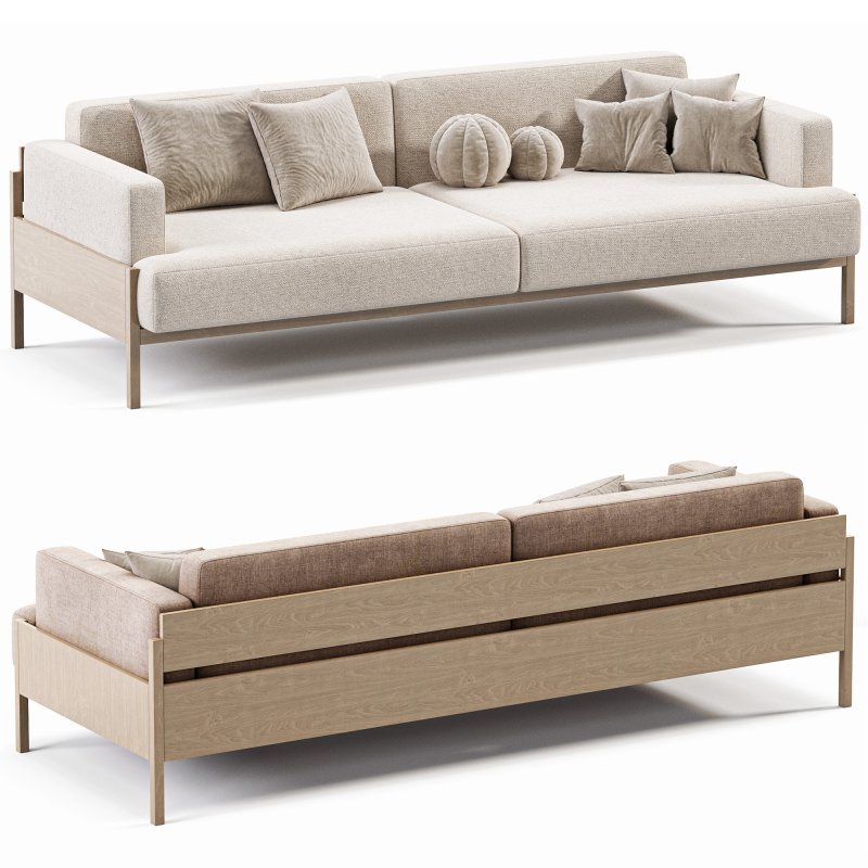 Kinuta Sofa 3 Seater A S01 - Image 2