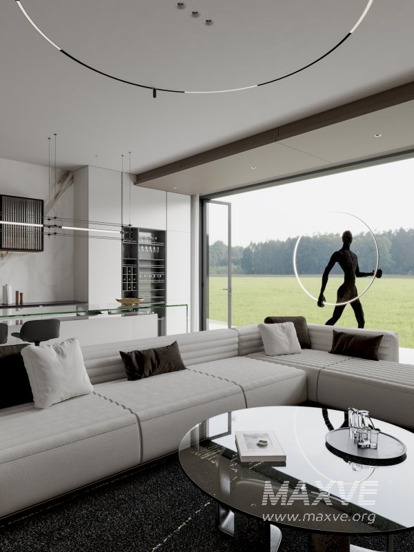 Modern living and dining room - Image 5