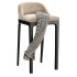 Bellagio Low Back Ash Wood Bar Stool - Thumbnail 1
