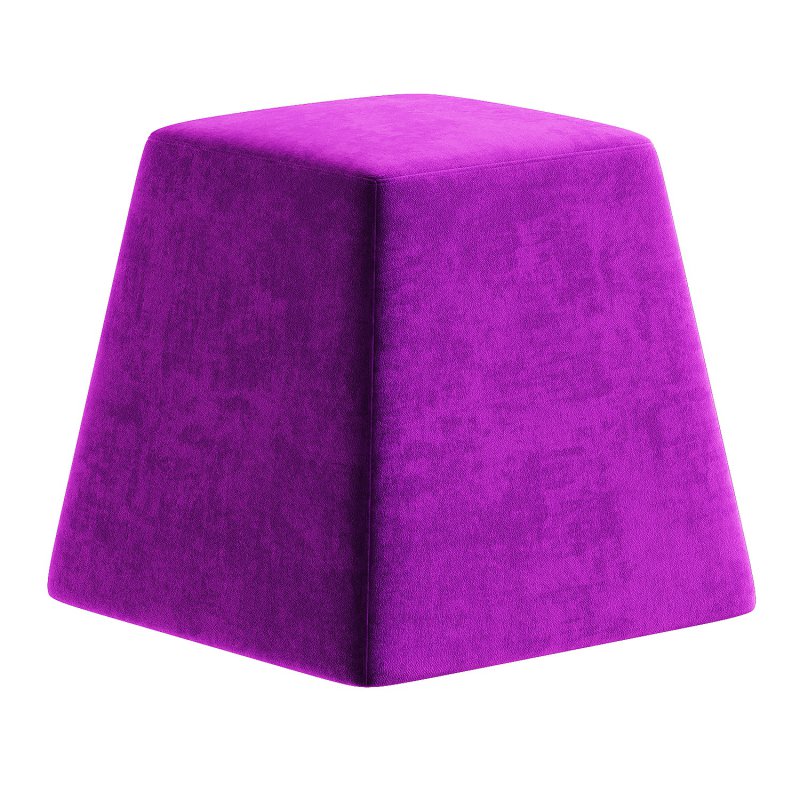velvet pouf - Image 3