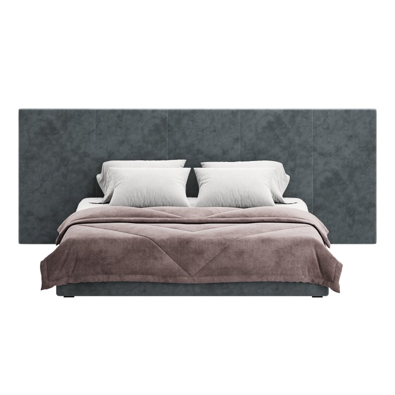 Charcoal Velvet BED - Image 6
