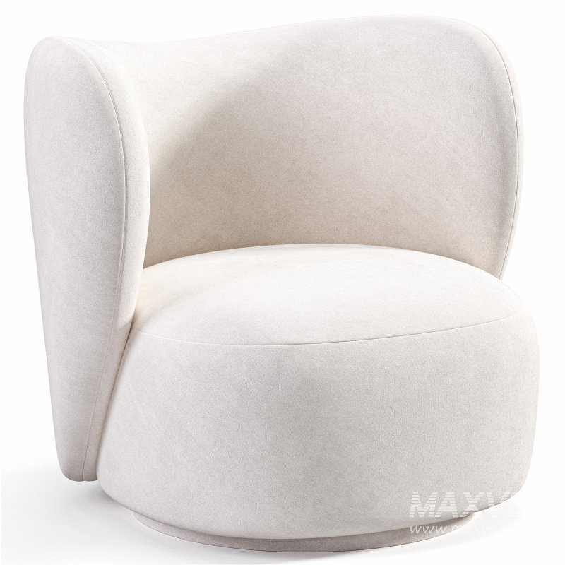 Rico Lounge Chair Boucle - Image 4