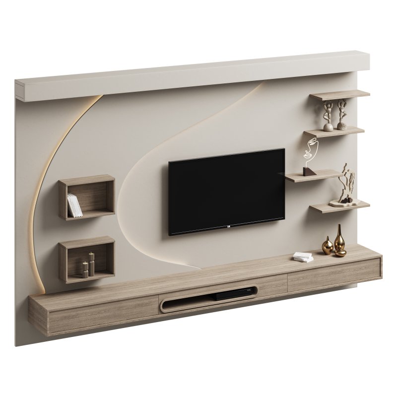 Modern TV Wall 06 - Image 2