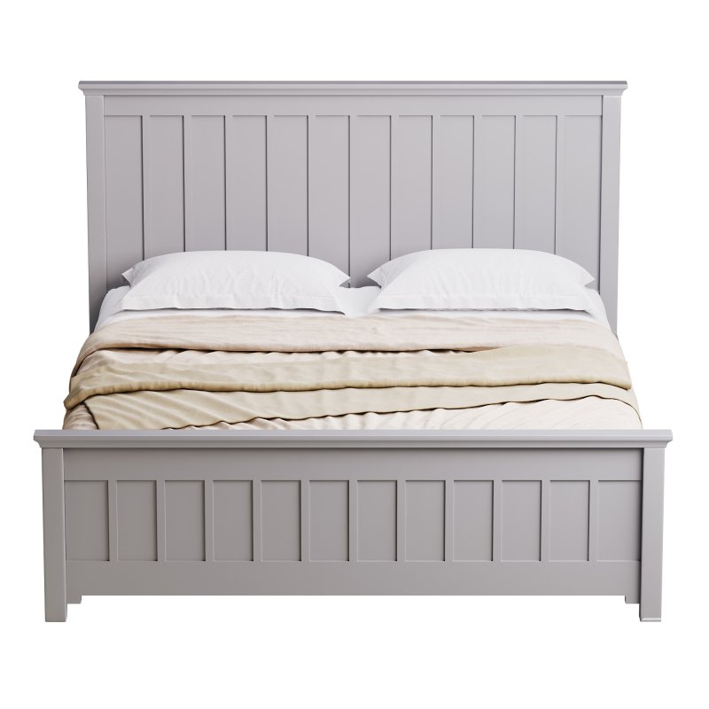 Solid Color Wood Bed - Image 5