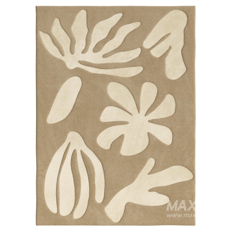 Benala Brown Graphic Rug - Image 1