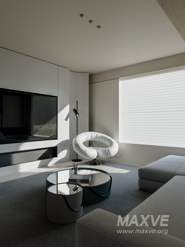 Modern living and dining room - Image 3