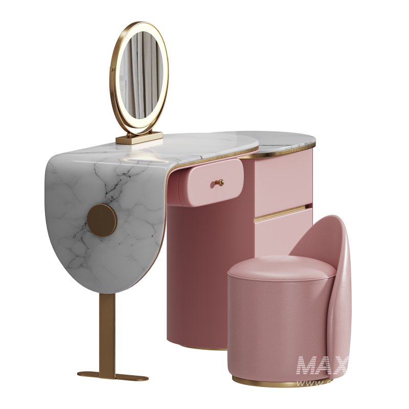 Ensemble de meuble lavabo moderne en bois massif minimaliste - Image 8