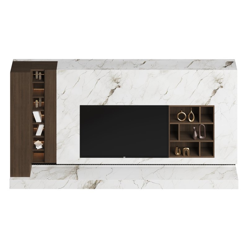 Modern TV Wall 01 - Image 4