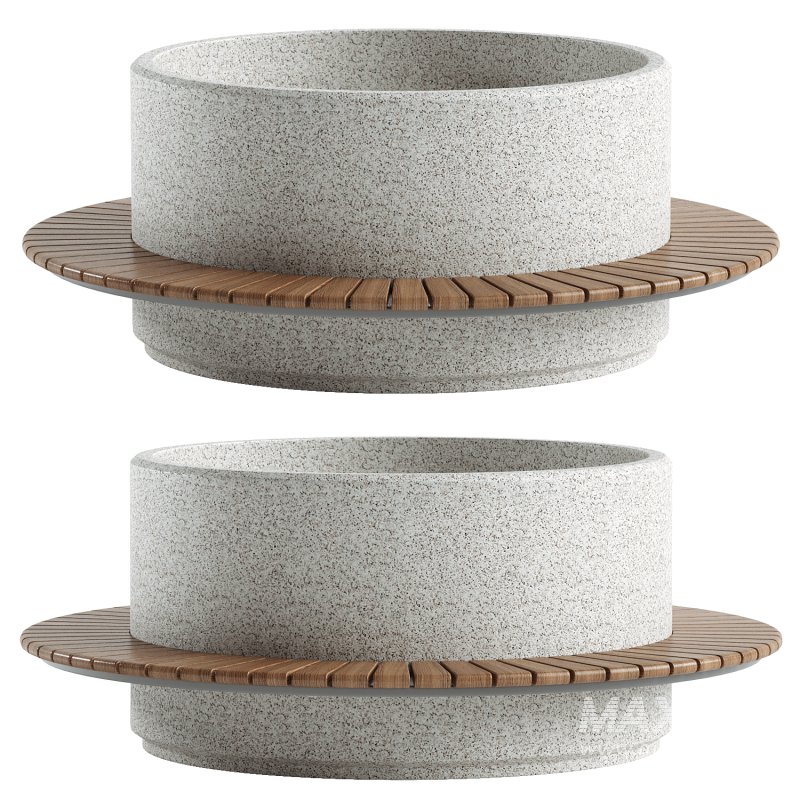 ROUND PLANTER BENCH 342 - Image 4