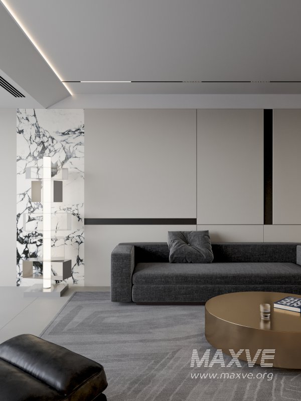 Modern living and dining room kitchen - Image 8