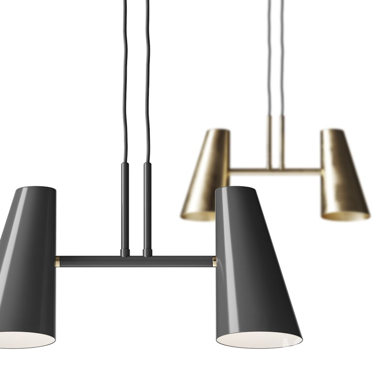 Cono pendant lamp 2 shades - Image 13