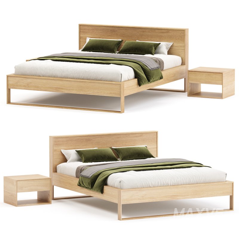 HOYNE OAK BED KING - Image 4
