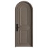 Modern Arched Wooden Door 12 - Thumbnail 4