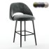 2 Pieces Camarda Boucle Counter Stool - Thumbnail 4