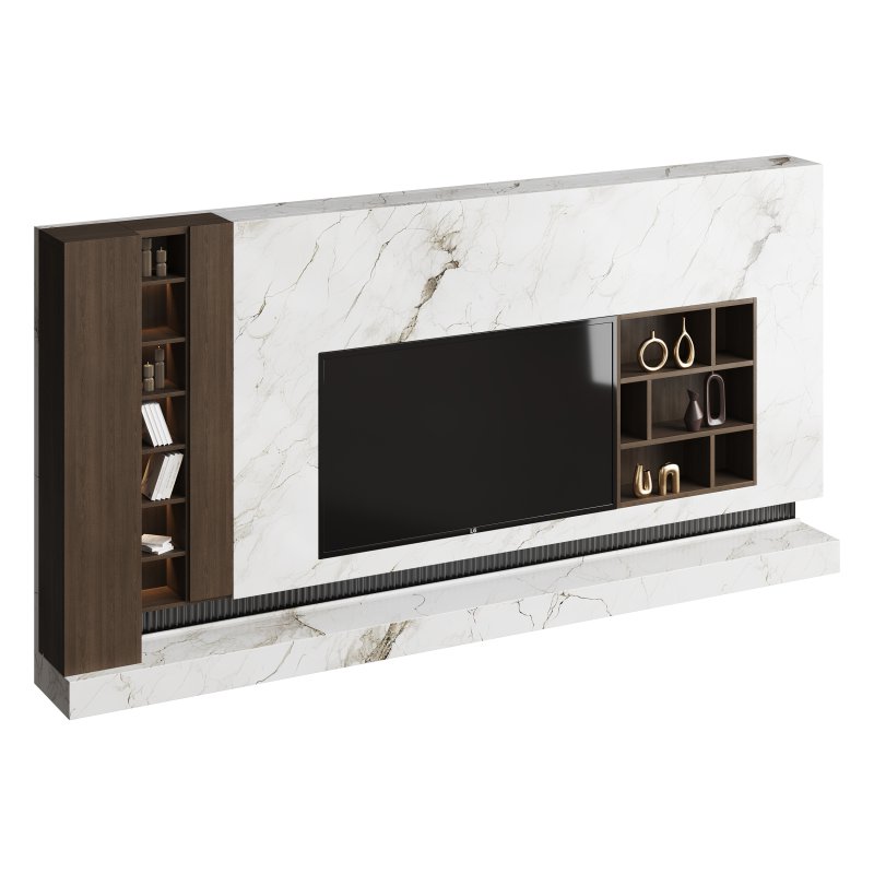 Modern TV Wall 01 - Image 6