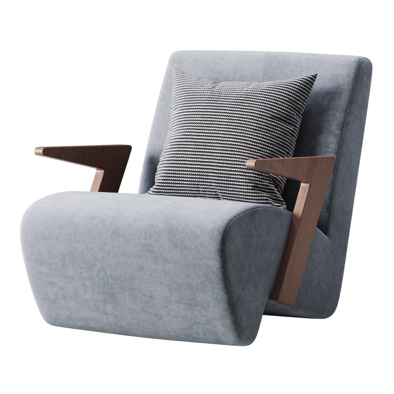 Modern Upholstered Lounge Chair - Image 10