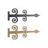 Wrought Iron Garage Door Hinges - Thumbnail 3