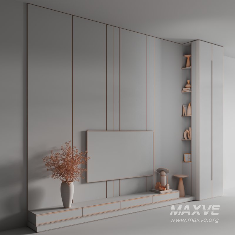 Tv wall set09 - Image 6