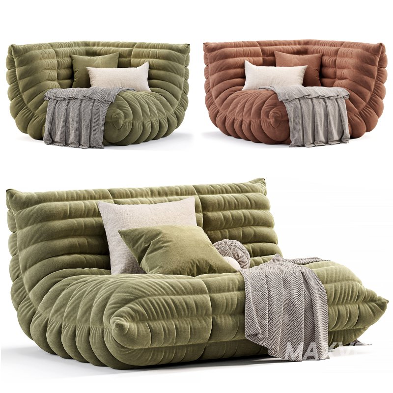 Togo Loveseat By Ligne Roset - Image 2