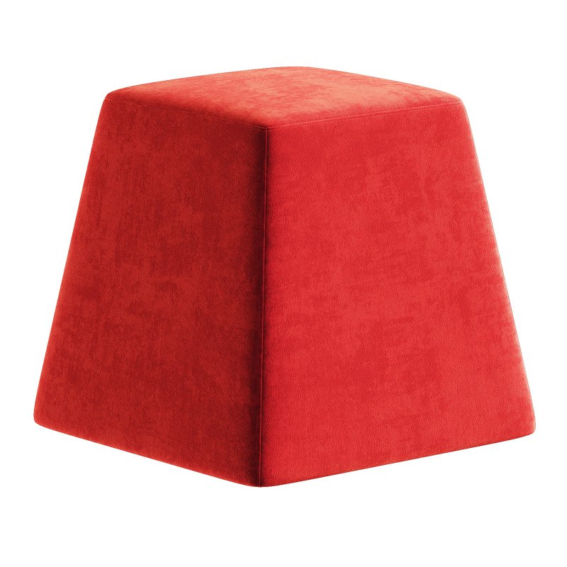 velvet pouf - Image 1