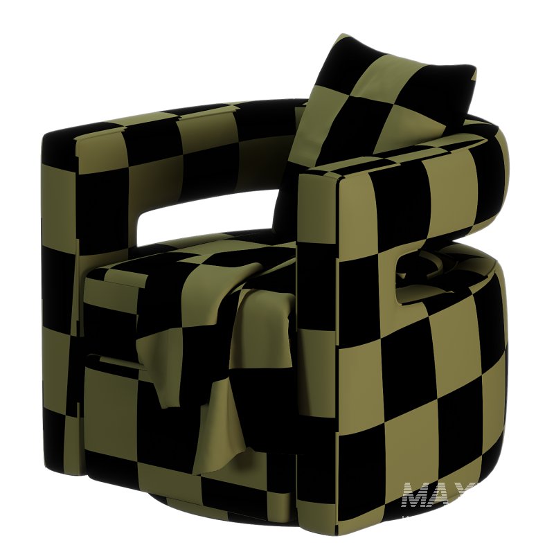 Kenneth Swivel Chair, Grey - Image 7