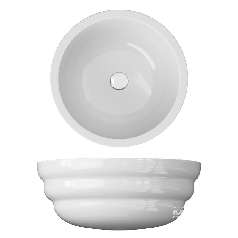Ozone Round Above Counter Vessel Bathroom Sink - Image 7