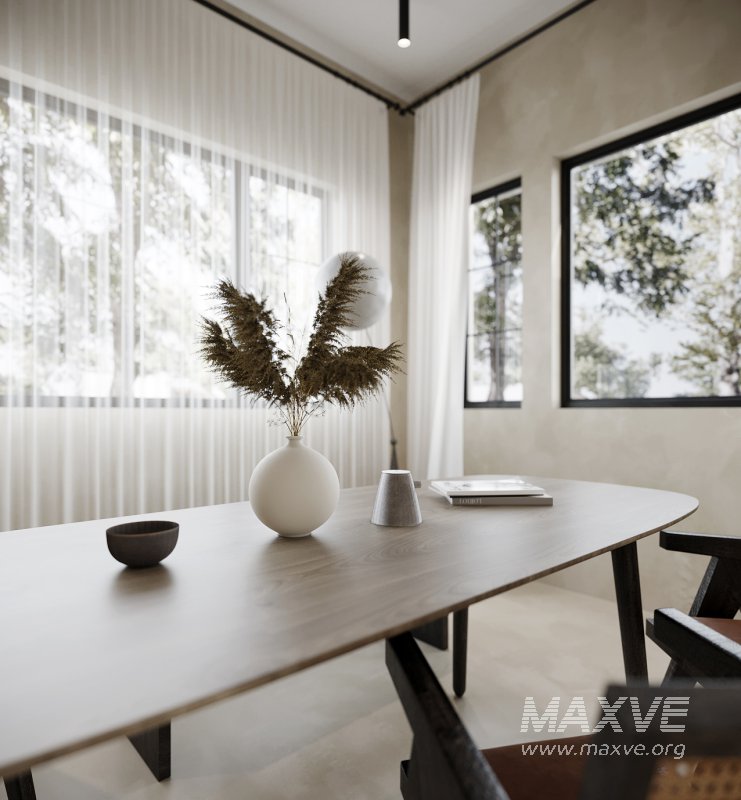 Modern dining room and kitchen - Image 3