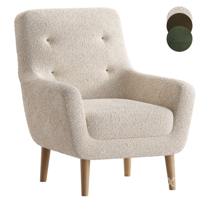 Armchair Vitio Gene Gray - Image 2